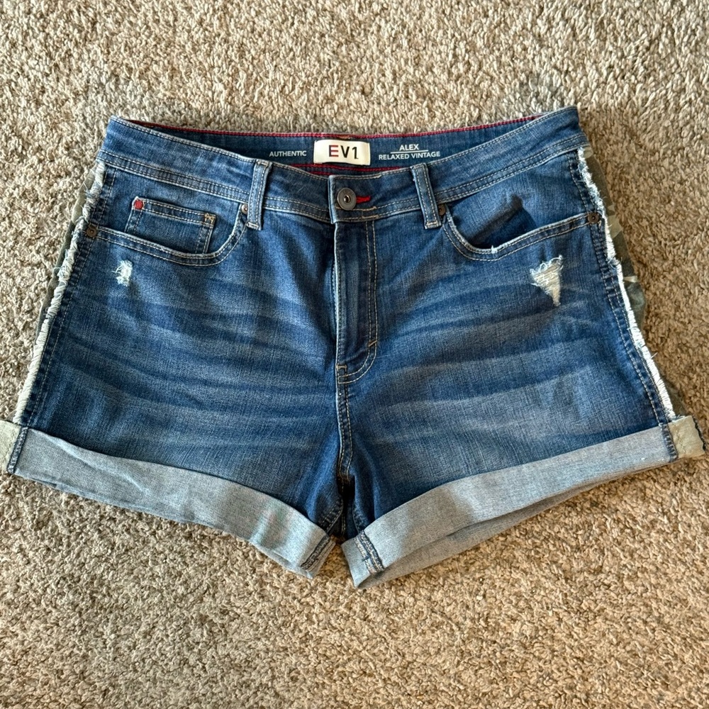 Women's Blue Denim Shorts